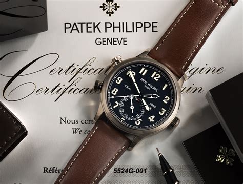 patek philippe calatrava pilot travel time 5524g 001 white gold